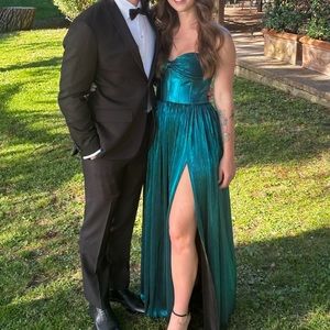 Bronx and Banco Florence Teal Gown